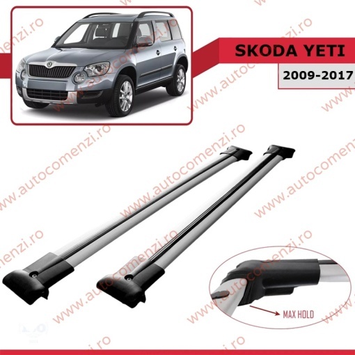 Set bare portbagaj SKODA Yeti 2009-2017 - KVO AERO - Img 2
