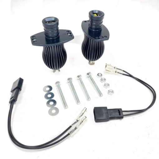 Set LED Marker Angel Eyes BMW Seria 3 E90/E91 2004-2008 PreFacelift , 20W, Alb (Canbus) - pentru faruri Xenon - Img 3