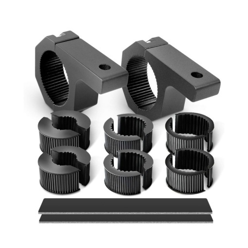 Set suport proiectoare LED / prindere pe rollbar sau bullbar - Diferite Diametre - Img 2