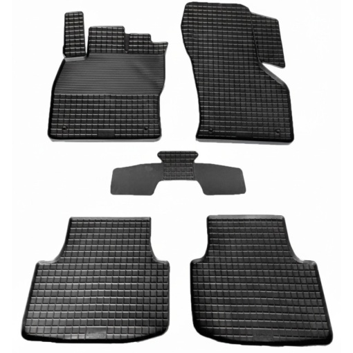 Covoare SKODA Octavia III 2013-2019 - tip tavita - 100% cauciuc - SEINTEX GRID - Img 2