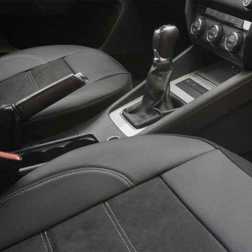 Huse scaune auto compatibile SKODA Rapid 2012-2019 / Exclusive Leather Alcantara (08649) - Img 2