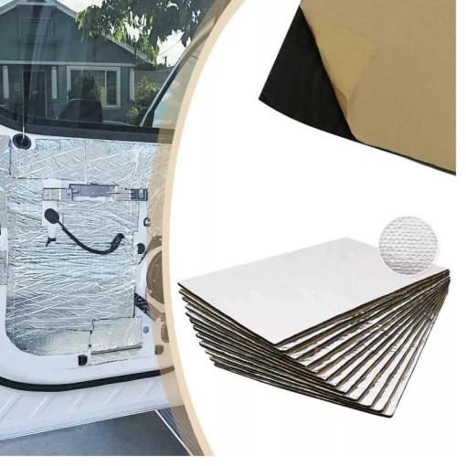 Material insonorizant aluminiu cu adeziv 6 mm / 1 metru x 1.4 metri - Img 5