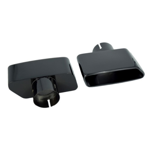 Ornament toba inox BMW Seria 6 F12 / F13 2011- 2018 / NEGRU - Img 3