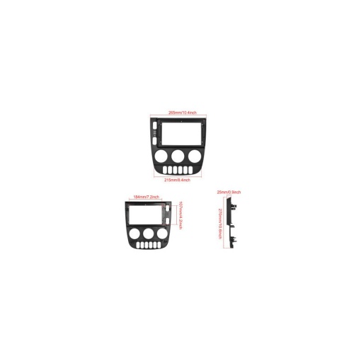 Rama Navigatie MERCEDES ML W163 1997-2005 - 9" / kit complet - Img 6