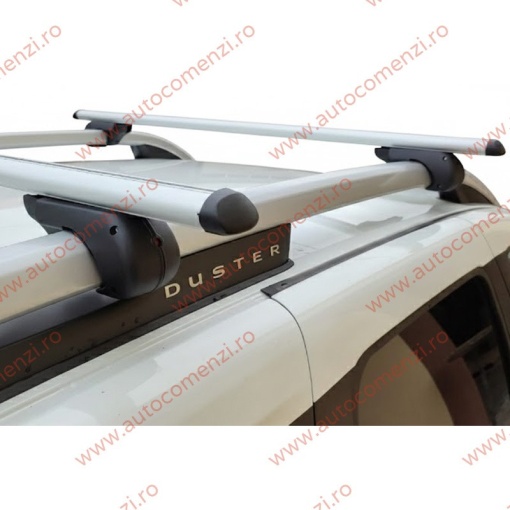 Set bare portbagaj DACIA Duster II 2018-2023 - cu cheie antifurt / Aluminiu - 120 cm - Img 5