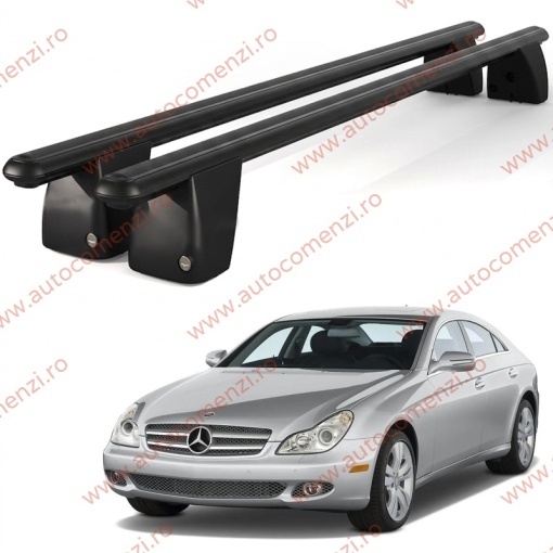 Set bare portbagaj MERCEDES CLS (C219) 2004-2010 (prindere in puncte fixe) - Img 2
