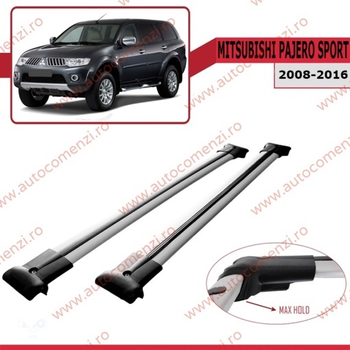 Set bare portbagaj MITSUBISHI Pajero Sport II 2008-2016 - KVO AERO - Img 2