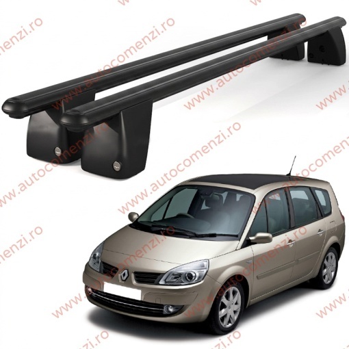 Set bare portbagaj RENAULT Grand Scenic II 2003-2009 (prindere in puncte fixe) - Img 2