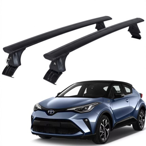 Set bare portbagaj TOYOTA C-HR I 2016-2023 - ALUMINIU - prindere la usa - Wingbar - Img 2