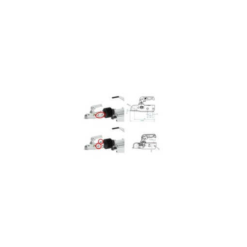 Set cupla remorca cu 3 adaptoare si suruburi / BC-3000.1D - Img 2