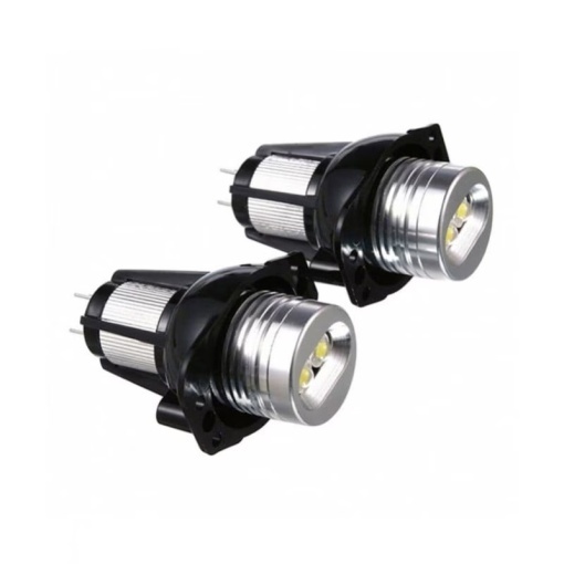 Set LED Marker Angel Eyes BMW Seria 3 E90/E91 2008-2011 Facelift , 6W, Alb (Canbus) - pentru faruri fara Xenon - Img 2
