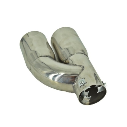 Ornament toba dubla inox universal / Argintiu / Produs Premium - Img 3