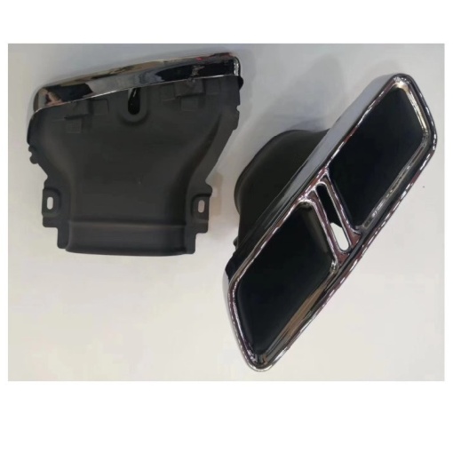 Ornament toba inox MERCEDES GLC X253 / C253 2015-2022 / Argintiu - Img 2