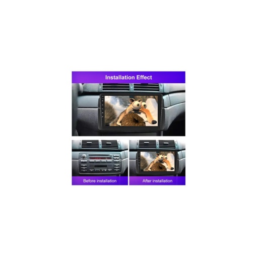 Rama Navigatie BMW Seria 3 E46 1997-2004 - 9" / kit complet - Img 6