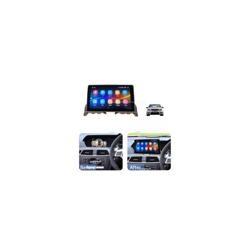 Rama Navigatie MERCEDES Clasa C W204 2008-2011 Pre-Facelift - 9" / kit complet - Img 3