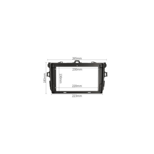 Rama Navigatie TOYOTA Corolla X (E140/E150) 2007-2013 - 9" / kit complet - Img 4