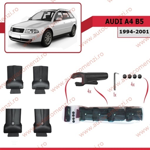 Set bare portbagaj AUDI A4 B5 1994-2001 - KVO AERO - Img 3