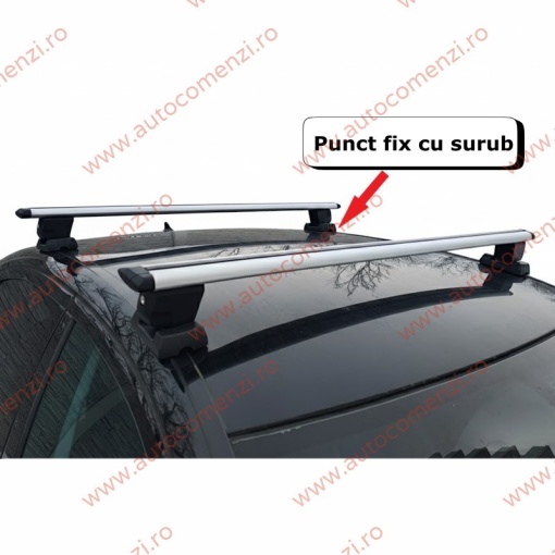 Set bare portbagaj BMW Seria 3 F30 2011-2018 Sedan - Wingbar - cu cheie antifurt / Aluminiu - Img 5