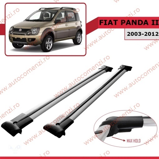 Set bare portbagaj FIAT Panda II 2003-2012 - KVO AERO - Img 2