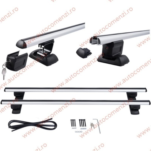Set bare portbagaj MERCEDES Clasa C W206 2021-prezent - cu cheie antifurt / Aluminiu - Img 4