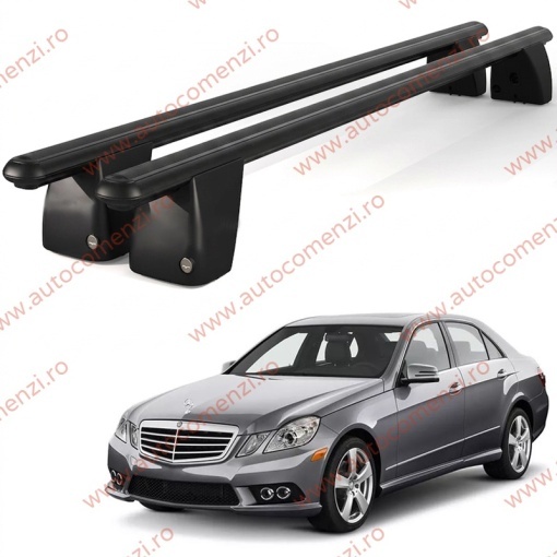 Set bare portbagaj MERCEDES Clasa E (W212) 2009-2016 (prindere in puncte fixe) - Img 2