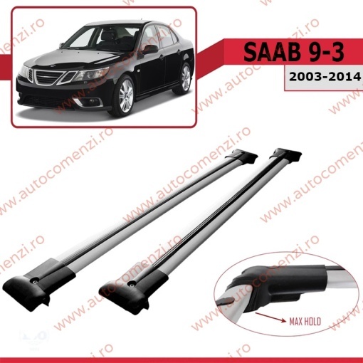 Set bare portbagaj SAAB 9-3 II (YS3F) 2003-2014 - KVO AERO - Img 2