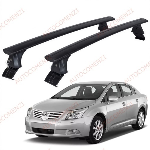 Set bare portbagaj TOYOTA Avensis III (T270) 2009-2018 - ALUMINIU - prindere la usa - Wingbar - Img 2