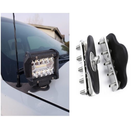 Set suport proiectoare LED / prindere pe capota - Model Universal - Img 2
