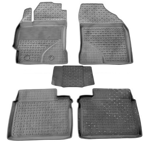 Covoare TOYOTA Corolla XI (E170/E180) 2012-2018 - tip tavita - 100% cauciuc - SEINTEX - Img 2