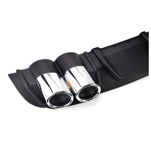 Difuzor spoiler bara spate Dacia Logan II 2013-2020 cu ornament toba dublu - Img 3