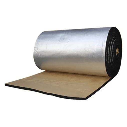 Material insonorizant aluminiu si spuma PE 10 mm / 1 metru x 1 metru - Img 2