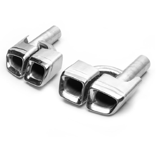 Ornament toba inox Mercedes Clasa E AMG / Argintiu - Img 2