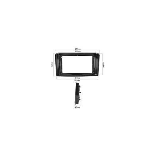 Rama Navigatie MERCEDES ML W164 2005-2011 - 9" / kit complet - Img 4