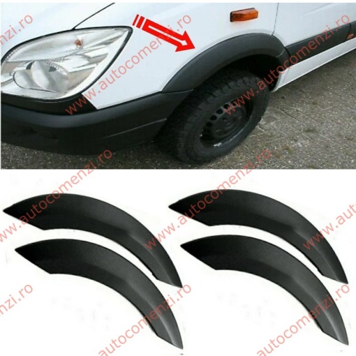 Set bandouri laterale (aripi) Mercedes Sprinter (W906) 2006-2018 (set 4 bucati) - Img 2