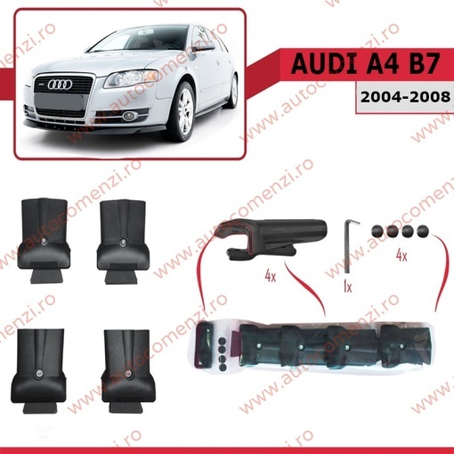 Set bare portbagaj AUDI A4 B7 2006-2008 Avant / Combi- KVO AERO - Img 3