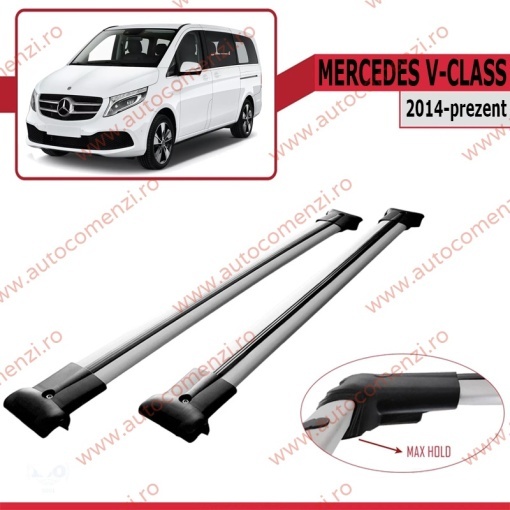 Set bare portbagaj MERCEDES Clasa V (W447) 2014-prezent - KVO AERO - Img 2