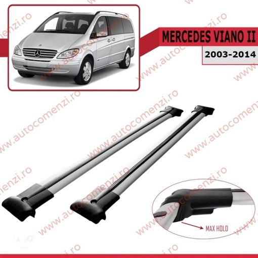 Set bare portbagaj MERCEDES Viano II (W639) 2003-2014 - KVO AERO - Img 2