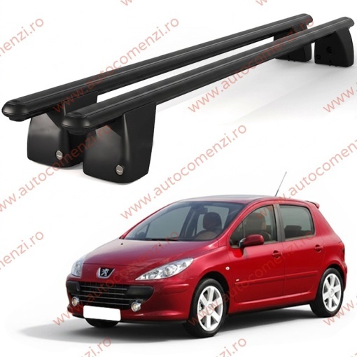 Set bare portbagaj PEUGEOT 307 2001-2008 (prindere in puncte fixe) - Img 2