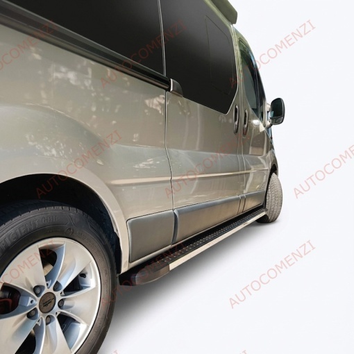 Set praguri OPEL Vivaro A 2001-2014 - varianta scurta (praguri + kit montaj) - Img 3