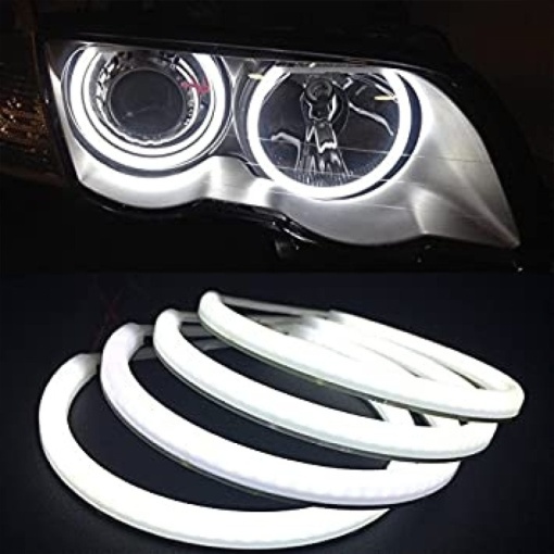 Angel Eyes COTTON compatibil BMW Seria 3 E90 2004-2011 - Far fara lupa - Img 2