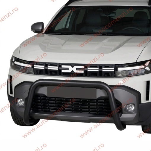 Bullbar dedicat DACIA Duster III 2024-prezent - negru mat - protectie premium + Kit Montaj - Img 2