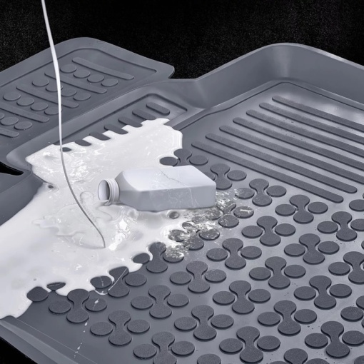 Covoare cauciuc AUDI A7 I 2010-2018 - tip tavita - gri - REZAW PLAST - Img 5