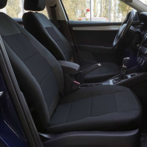 Huse scaune auto compatibile AUDI A3 (8L) 1996-2003 PREMIUM LUX (Negru UMB2) - Img 3
