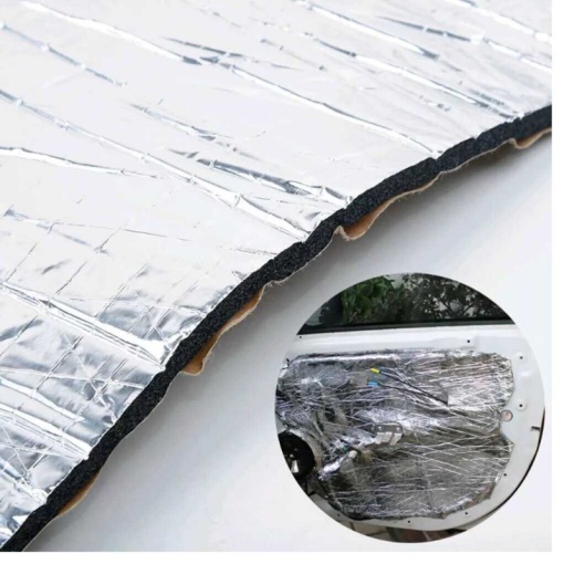 Material insonorizant aluminiu cu adeziv 6 mm / 1 metru x 1.4 metri - Img 6