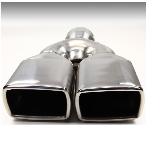 Ornament toba dubla inox universal / Argintiu / Produs Premium - Img 2