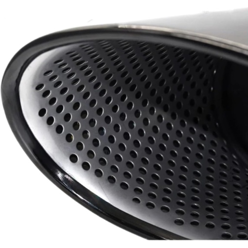 Ornament toba inox AUDI model tip RS / Negru - Img 3