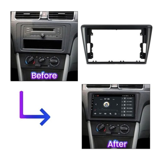 Rama Navigatie SEAT Toledo IV (KG) 2012-2019 - 9" / kit complet - Img 2