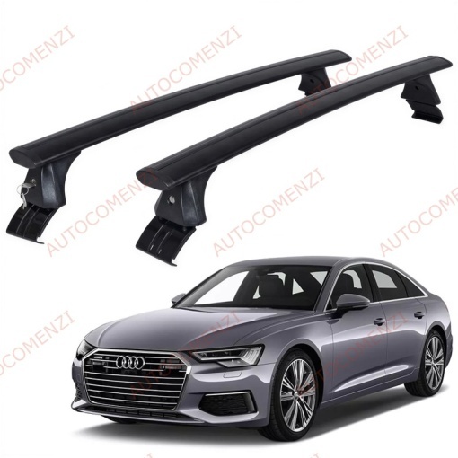 Set bare portbagaj AUDI A6 C8 2019-2025 Sedan/Berlina - ALUMINIU - prindere la usa - Wingbar - Img 2