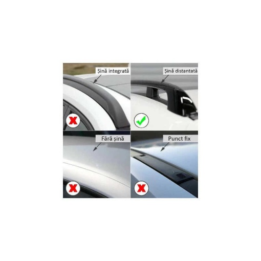 Set bare portbagaj DACIA Duster III 2024-prezent - cu cheie antifurt / Aluminiu – 135 cm - Img 3