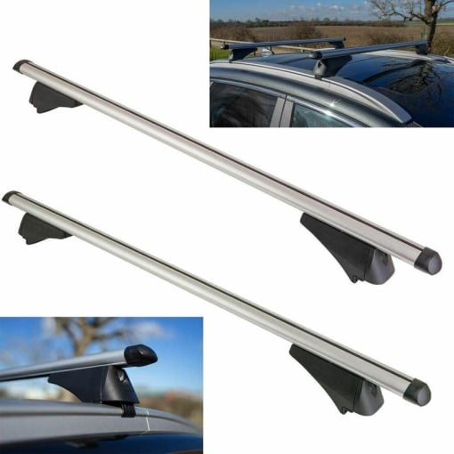 Set bare portbagaj TOYOTA Avensis I (T220) 1997-2002 Combi - Aluminiu / cu cheie antifurt - Img 2